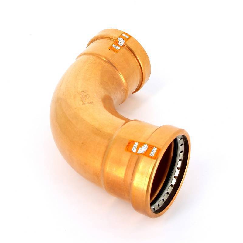 Отвод пресс медный Viega Profipress XL 76.1 мм 90° 476847