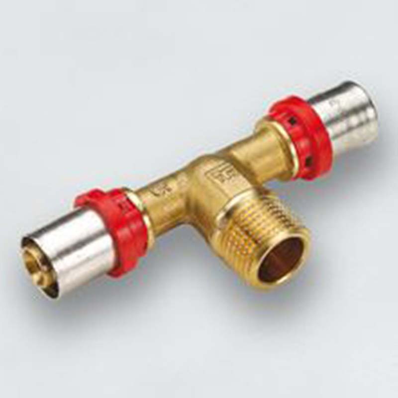 Тройник пресс с наружной резьбой TIEMME 26х1х26 1650167