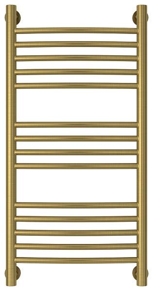 Полотенцесушитель водяной Сунержа Богема+ 400x800 мм выпуклый состаренная латунь 051-0221-8040