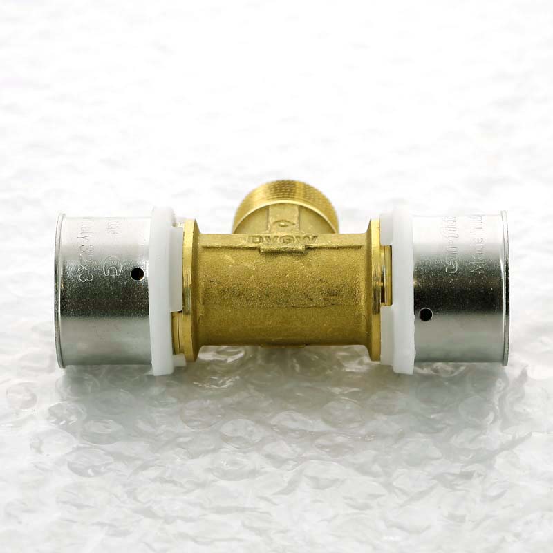 Тройник пресс с наружной резьбой Uni-Fitt 32х3/4х32 708G9390