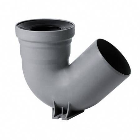 Сифон для напольного унитаза Ostendorf HT 110 мм 135° PP RAL 7037 339960