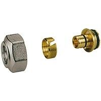 Переходник Giacomini R179E евроконус 16x3/4 для пластиковой трубы R179EY028