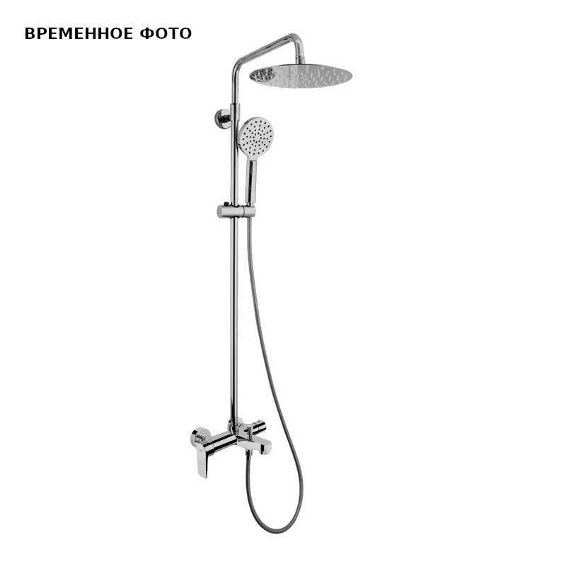Душевая система Remer Dream с изливом и верхним душем 250 мм хром D34A8MPUFM25T