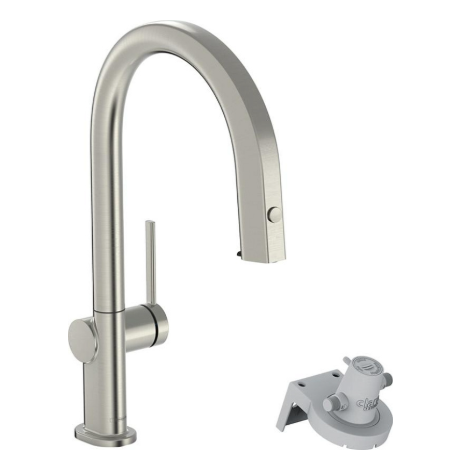 Смеситель для кухни Hansgrohe Aqittura M91 сталь 76803800