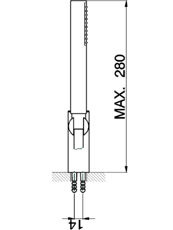 Душевой набор Cisal Xion Chrome DS01810021