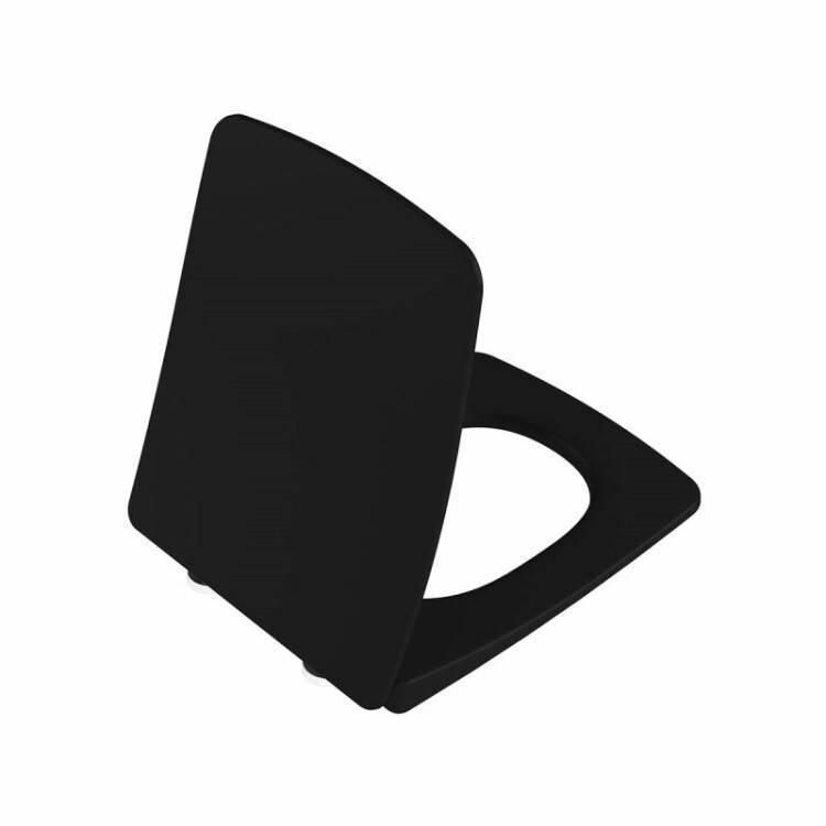 Сиденье для унитаза VitrA Metropole с микролифтом черный матовый 122-083-009