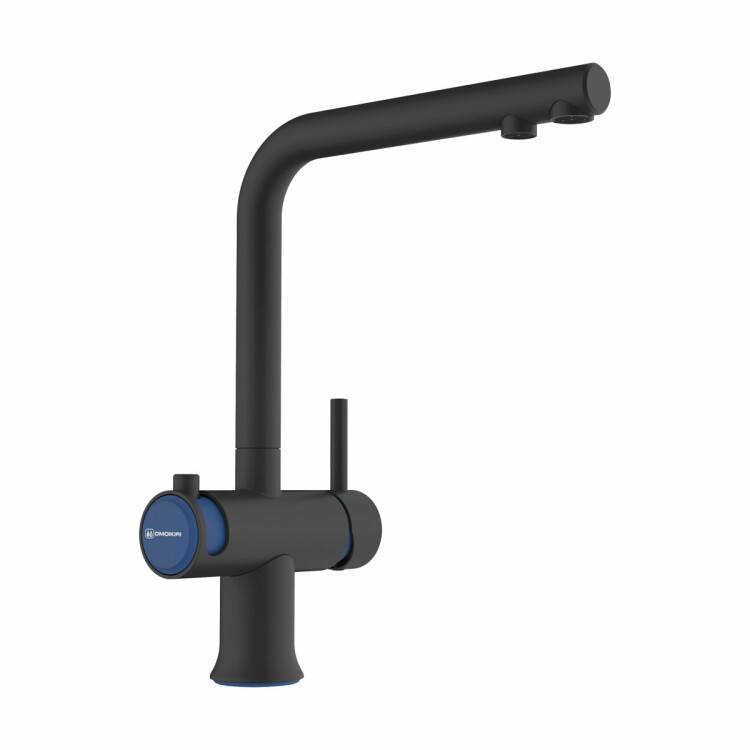 Смеситель для кухни OMOIKIRI Hotaru графит/indigo blue 4994499