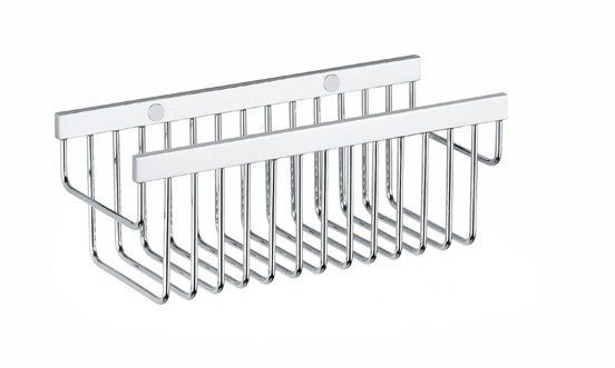 Полка-решетка Carimali Quadro 250x96x90 мм хром 99112CR