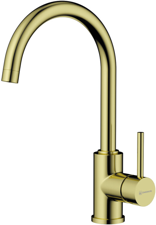 Смеситель для кухни OMOIKIRI Shinagawa светлое золото 4994481