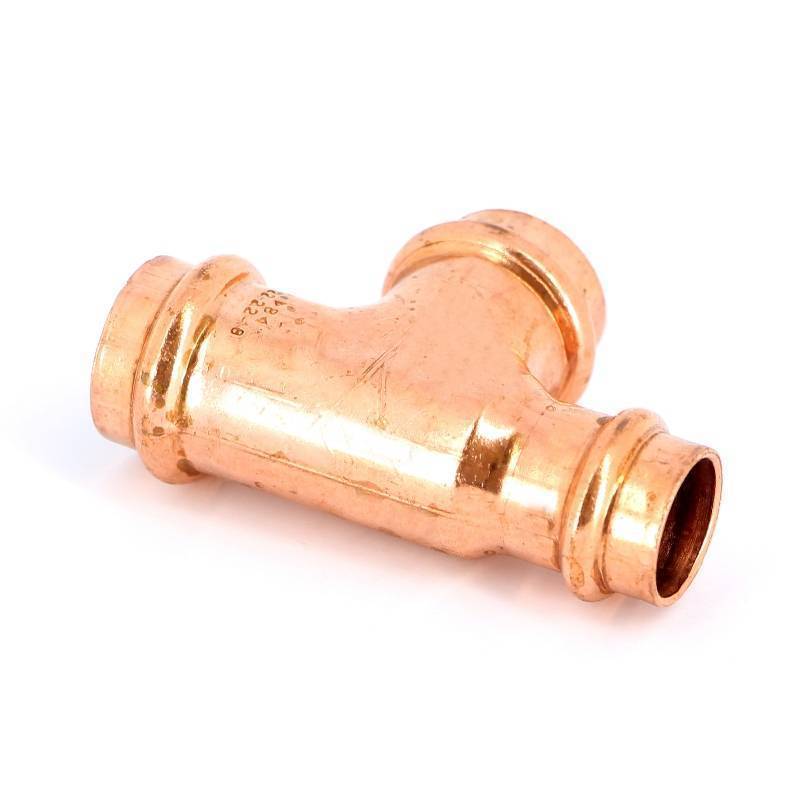 Тройник пресс IBP >B< Press 22х22х18 мм медь P5130 02222018