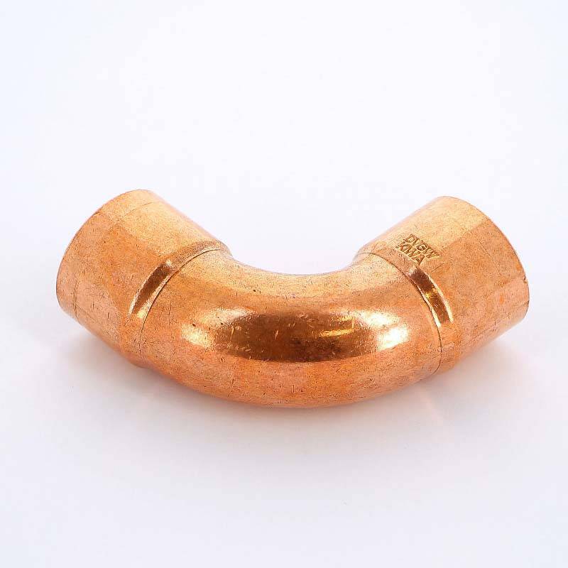 Отвод двухраструбный Viega 95002A под пайку 22 мм 90° 100063