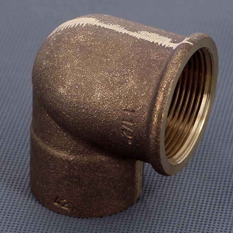 Угол 90° бронзовый Viega пайка-ВР 42х1 1/2 166397