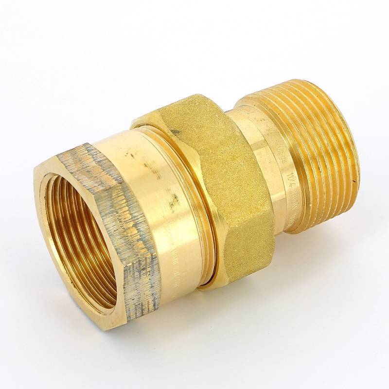 Разъемное соединение Viega модель 3331 бронза ВР/НР 1 1/4 плоское уплотнение 271343