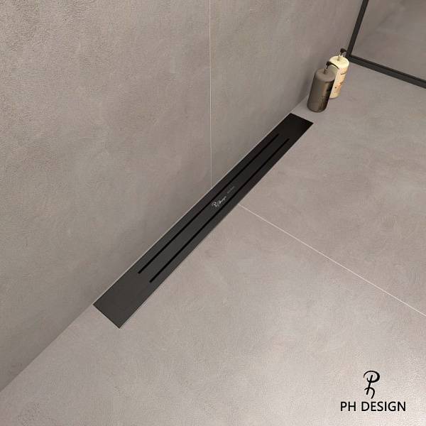 Душевой лоток Boheme 80 см черный 983-80-B