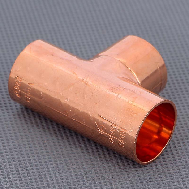 Тройник медный под пайку Viega 22 мм 100476