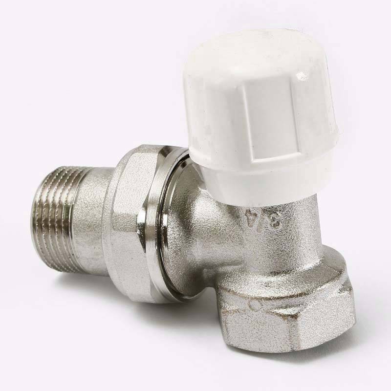 Вентиль ручной Uni-Fitt угловой 3/4 никелированный 155N3000