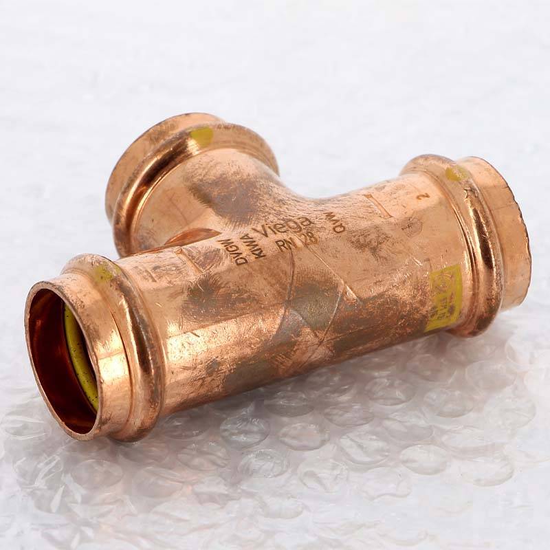 Тройник пресс медный Viega Profipress G 28 мм 345969