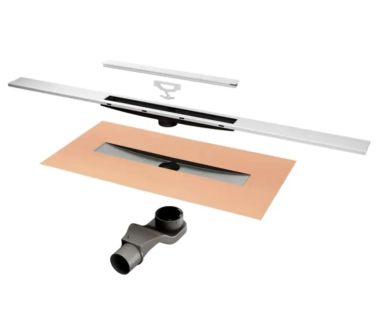 Душевой трап линейный HÜPPE River 600 мм сатин матовый 47H0036000000001