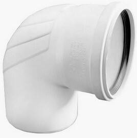 Отвод REHAU RAUPIANO Plus 45° 200 мм полипропилен 11230971001