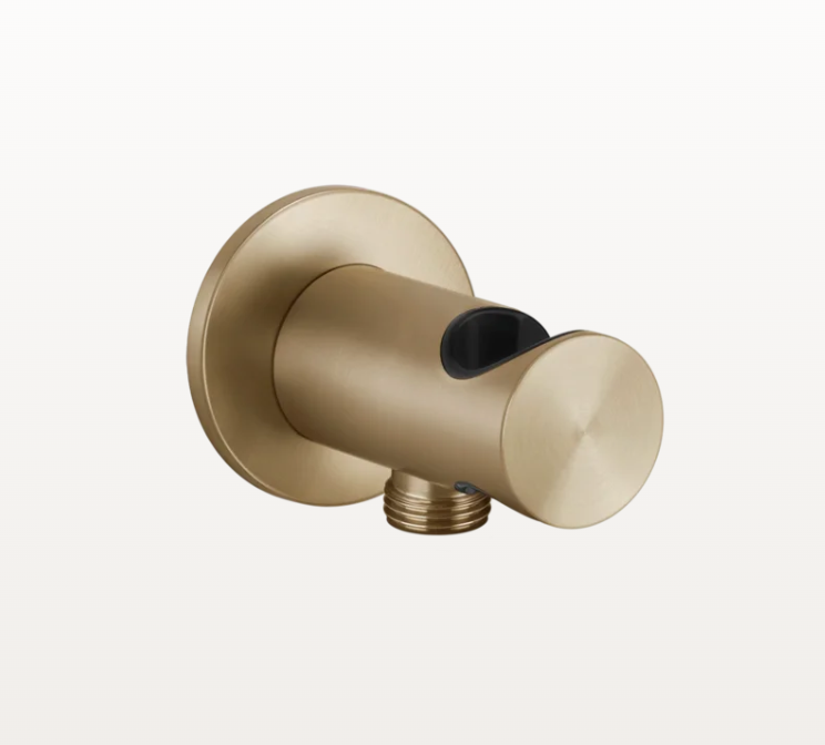 Шланговое подсоединение Gessi Shower316 с держателем 1/2 цвет Warm Bronze Br. PVD 54161726