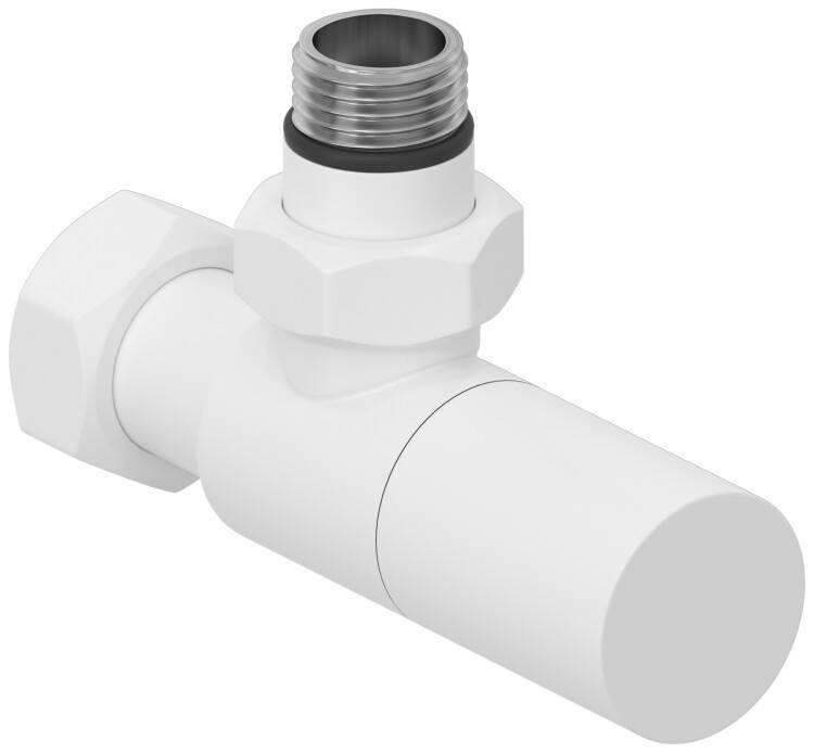 Вентиль угловой Сунержа Цилиндр G 1/2 x G 3/4 матовый белый 30-1400-1234