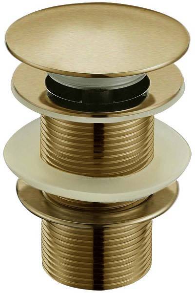 Донный клапан для раковины Boheme Medici Клик-Клак бронза 610