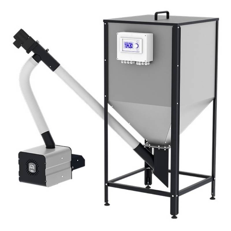 Горелка пеллетная ZOTA Ray - 25 комплект с ПУ, механизмом подачи и бункером 200 л RY4938001025