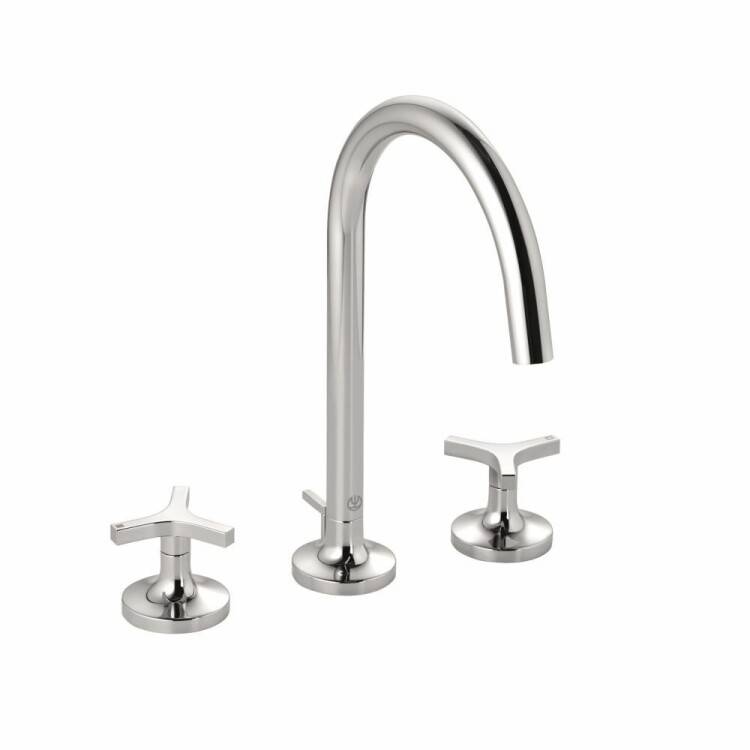 Смеситель для раковины Kludi Nova Fonte Deco на 3 отверстия хром 201430539