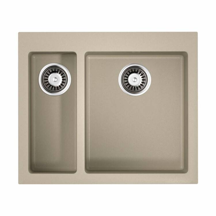 Кухонная мойка OMOIKIRI Bosen 59-2 590x500 мм 2 чаши бежевый 4993151