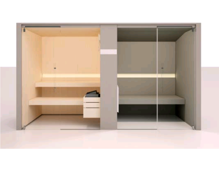 Интегрированная система хаммам-сауна Effe LOGICA SH 3730х1710х2170 мм цвет Sand LO41010005