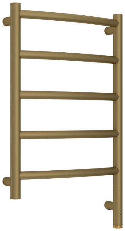 Полотенцесушитель электрический Сунержа Галант 3.1 600x400 мм МЭМ нижнее справа золото матовое 03260016040