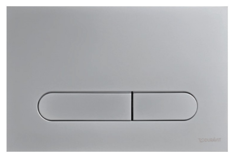 Клавиша смыва Duravit DuraSystem для унитаза 230х150.5 мм хром матовый WD50090MC000/WF5100031010