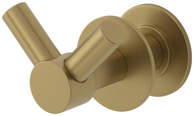 Крючок для полотенцесушителя Сунержа Виват 48х48х67 мм золотой шёлк 3220100005