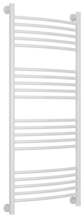 Полотенцесушитель водяной Сунержа Богема выгнутая 1200x500 мм белый 12-0221-1250