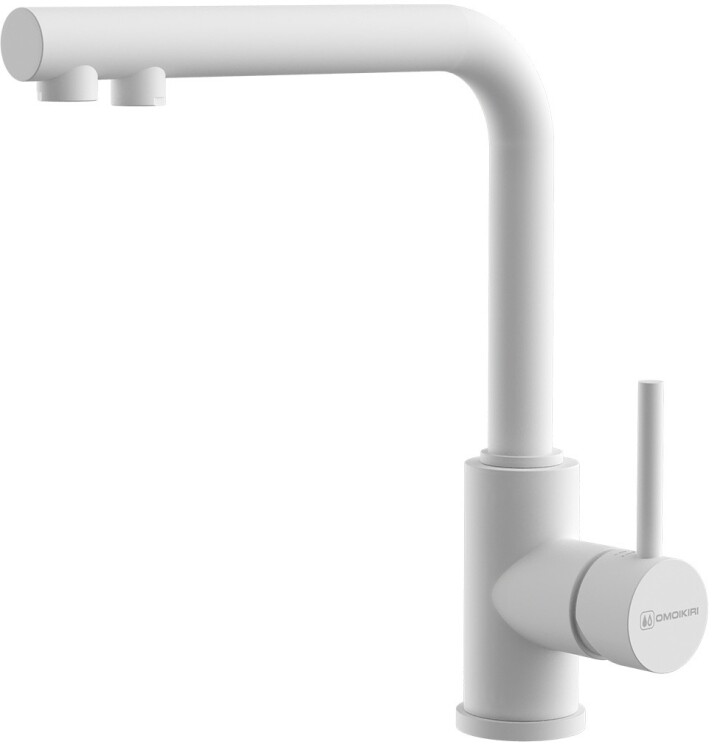 Смеситель для кухни OMOIKIRI Nakagawa 2 PLUS белый 4994415