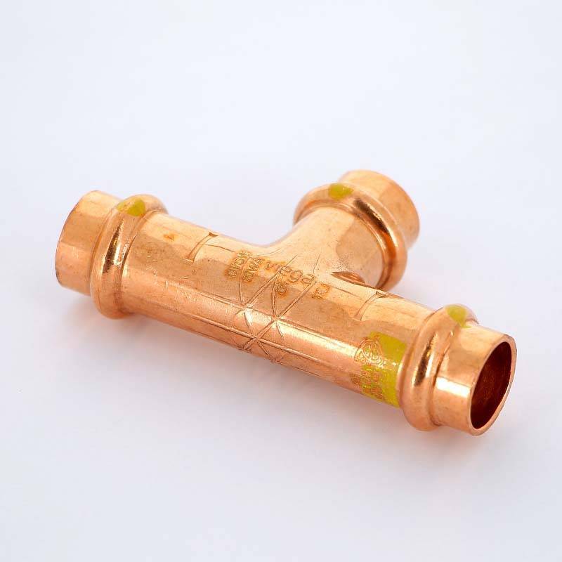 Тройник пресс медный Viega Profipress G 15 мм 345938