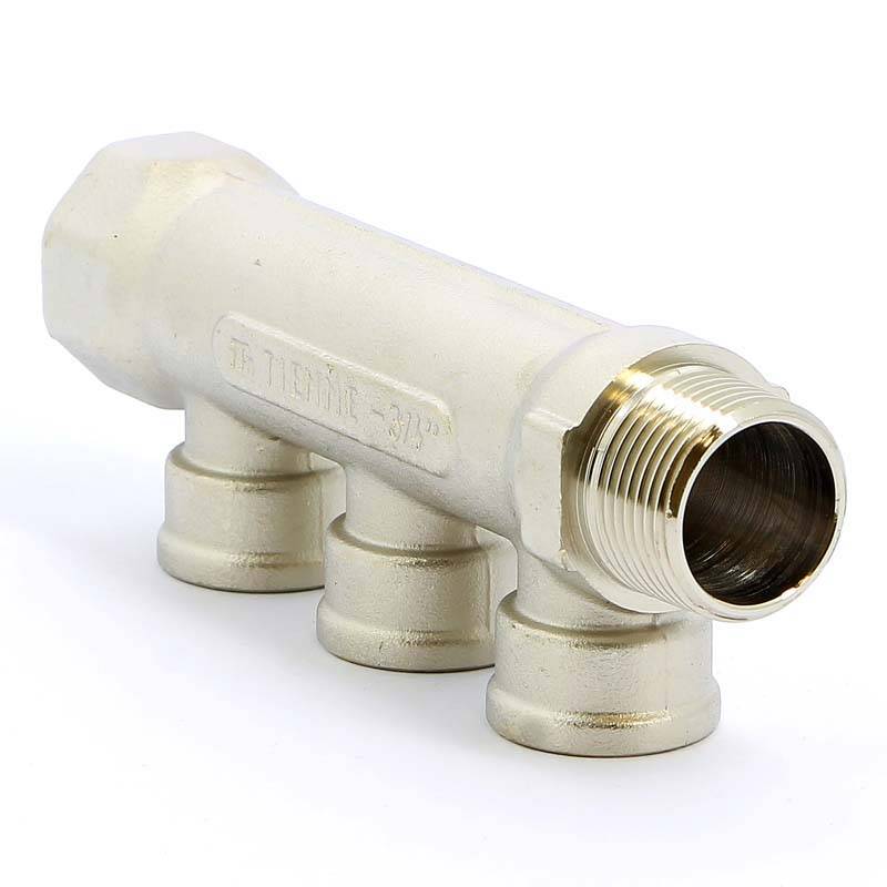 Коллектор никелированный TIEMME 3/4 НВ 3 выхода 1/2 В 36 мм 1910069