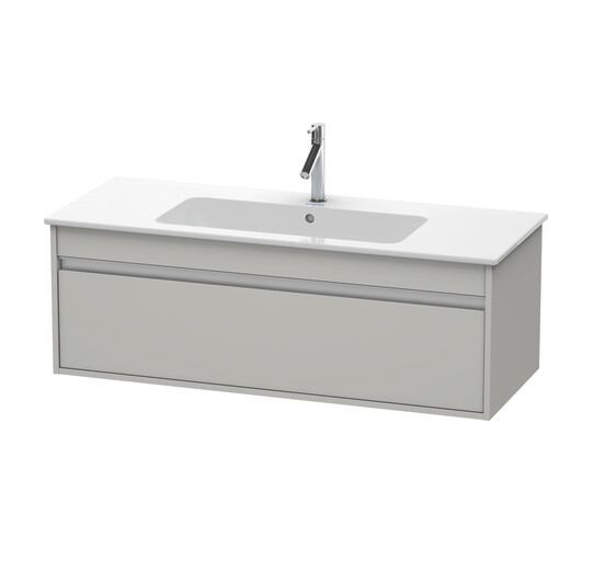 Тумба под раковину Duravit Ketho 1200x475x410 мм бетонно-серый матовый KT642100707