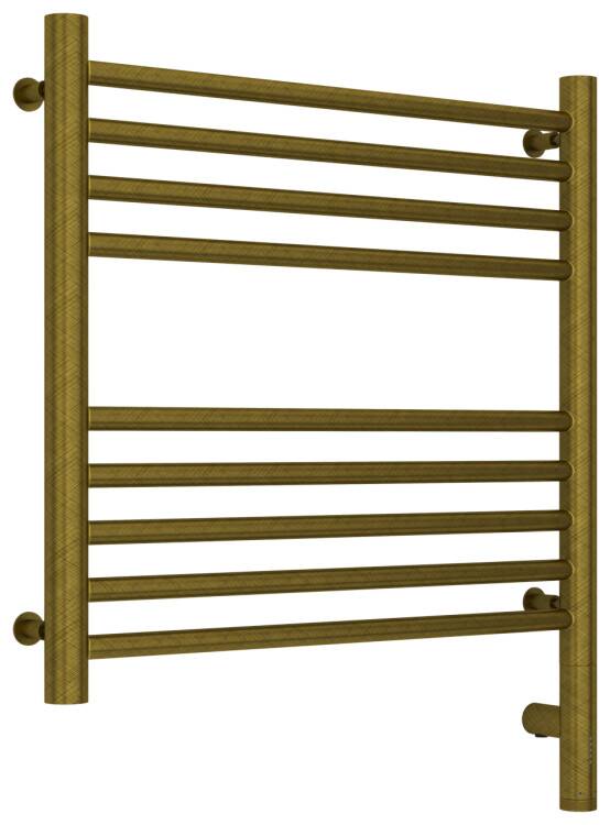 Полотенцесушитель электрический Сунержа Богема 3.0 500x500 мм МЭМ справа состаренная бронза 0558055050