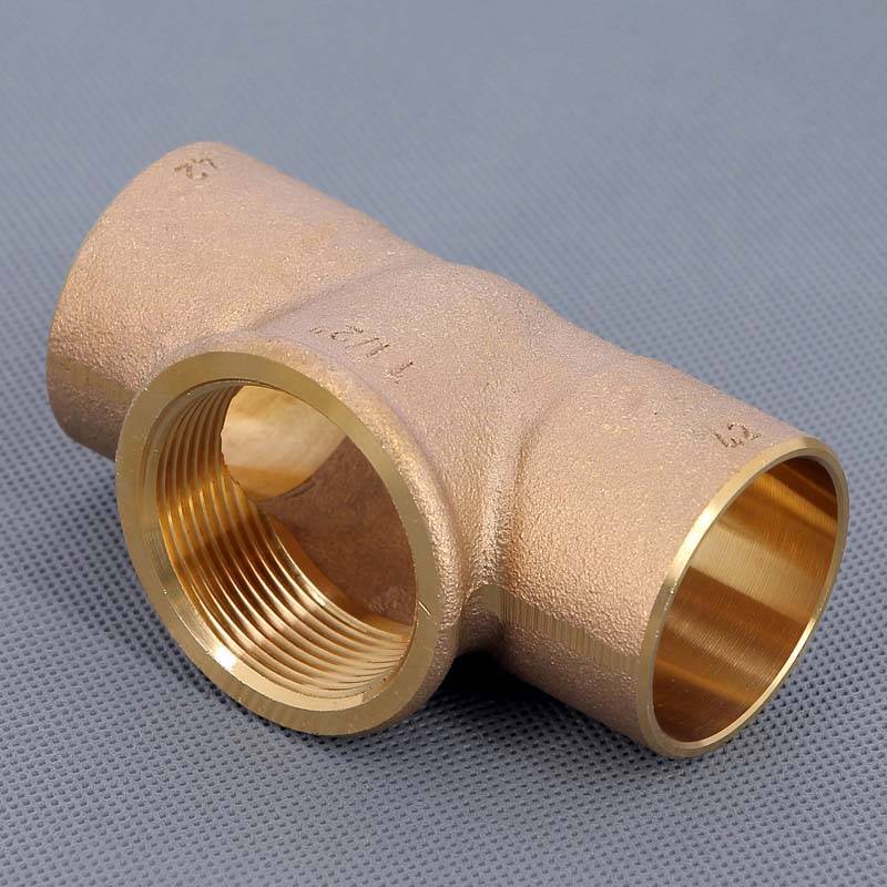 Тройник медный Viega 94130G пайка-ВР 42х1 1/2 157678