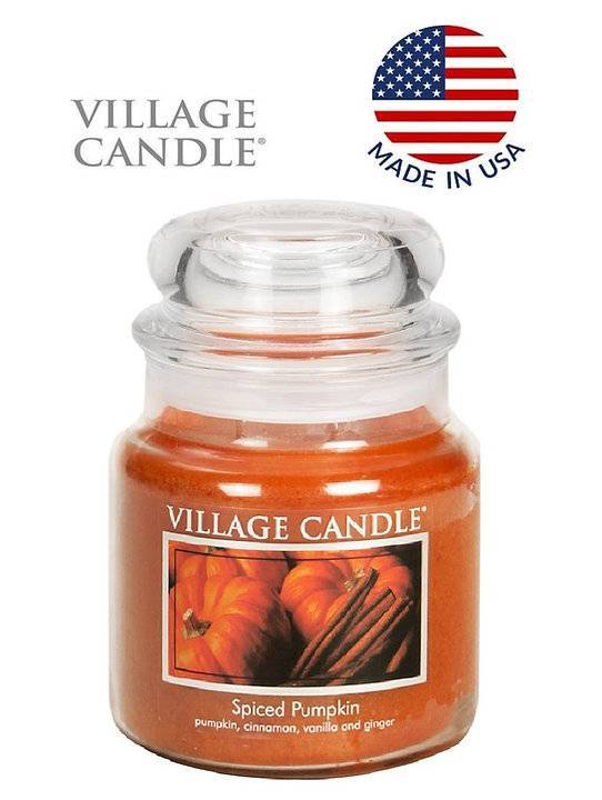 Ароматическая свеча Village Candle Пряная тыква 389 г 10145