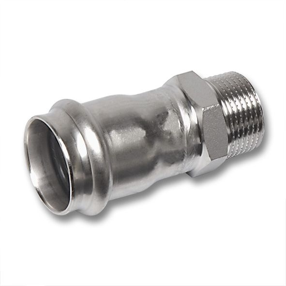 Ниппель переходной Sanha NiroPress 316L ВПр-НР 18x1/2 9243G.3