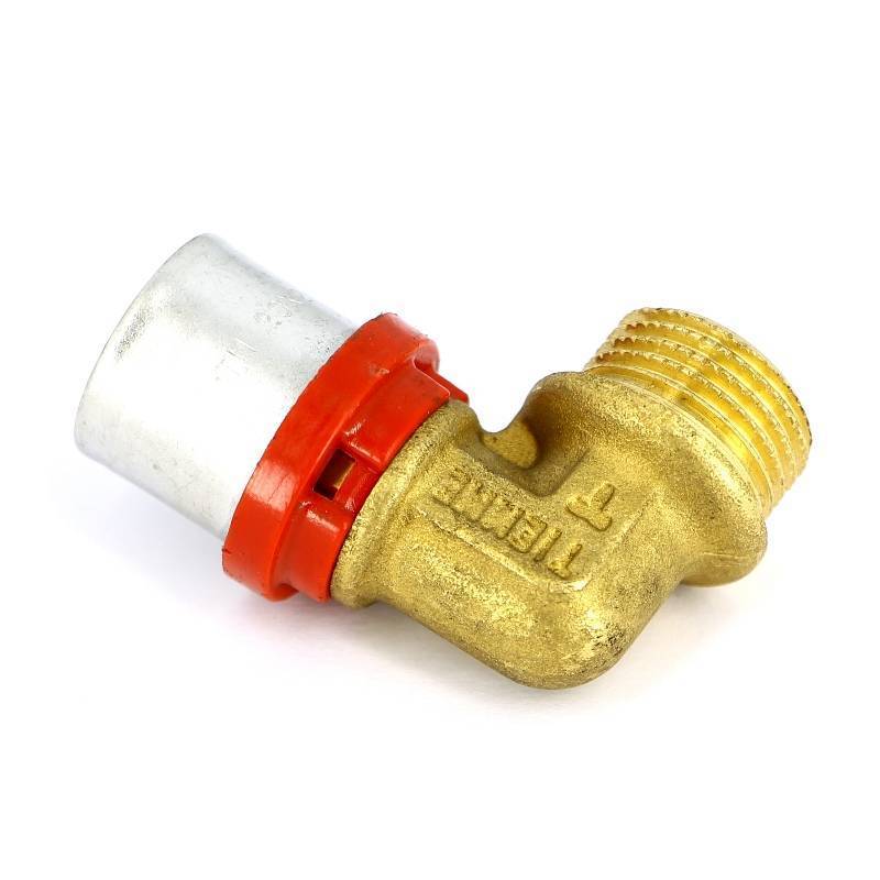 Угольник пресс с наружной резьбой Tiemme COMPACT 20 x 3/4 1660029