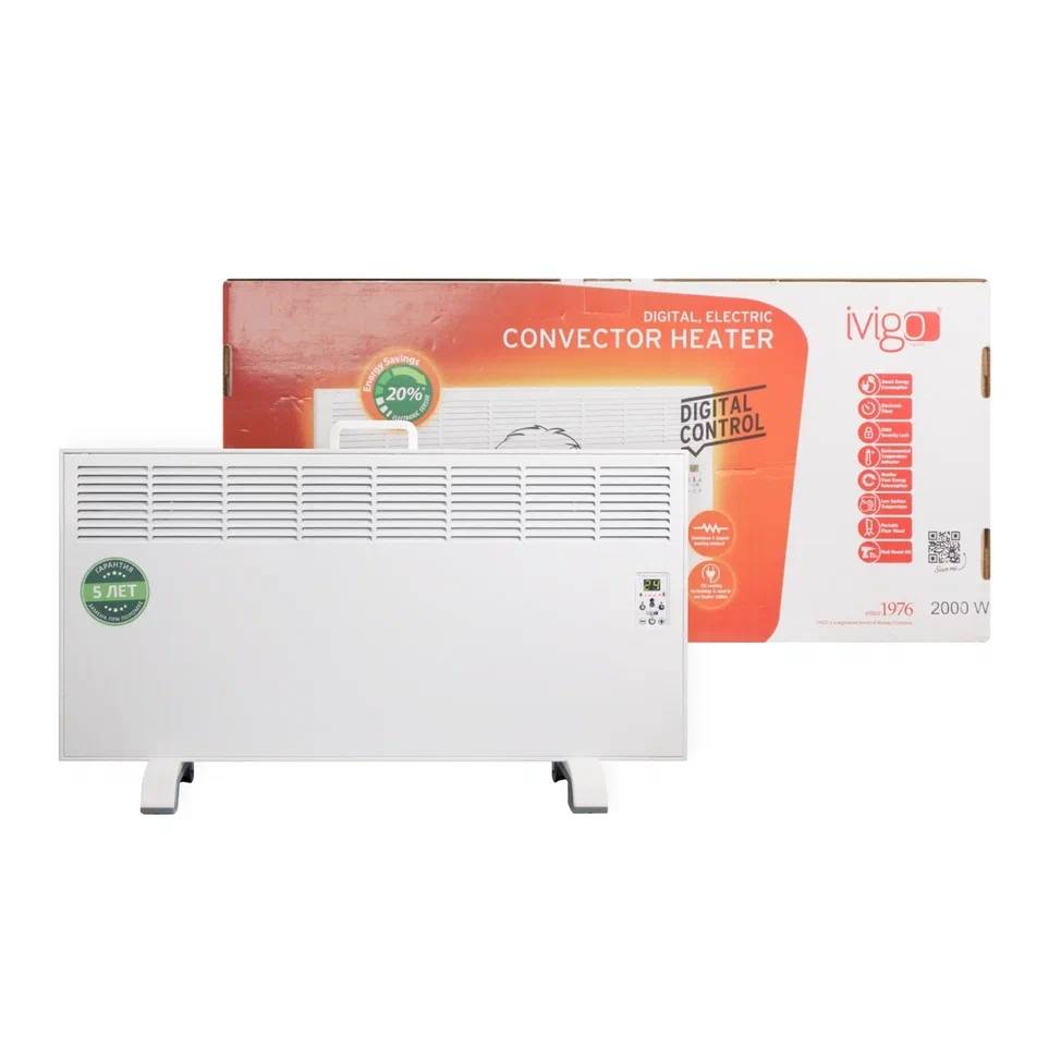 Конвектор электрический iVigo EPKE20 электронный термостат Вт EPKE20