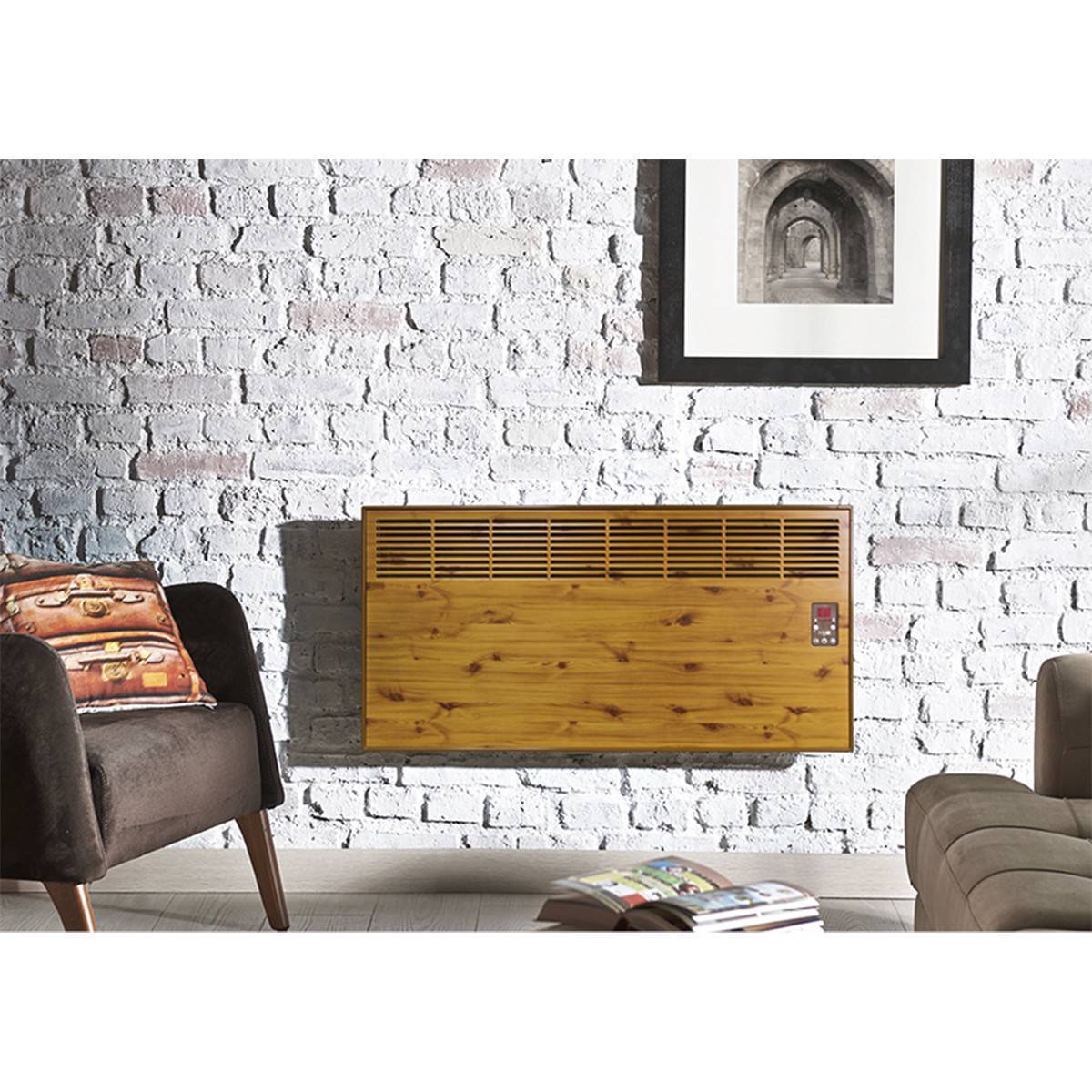 Конвектор электрический iVigo EPKE10 электронный термостат Вт Дерево EPKE10