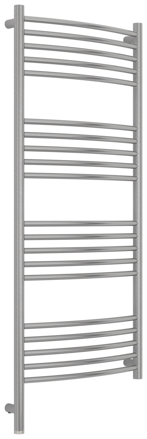 Полотенцесушитель электрический Сунержа Богема 3.1 выгнутая 500х1200 мм левое подключение сатин браш 071-6002-1250