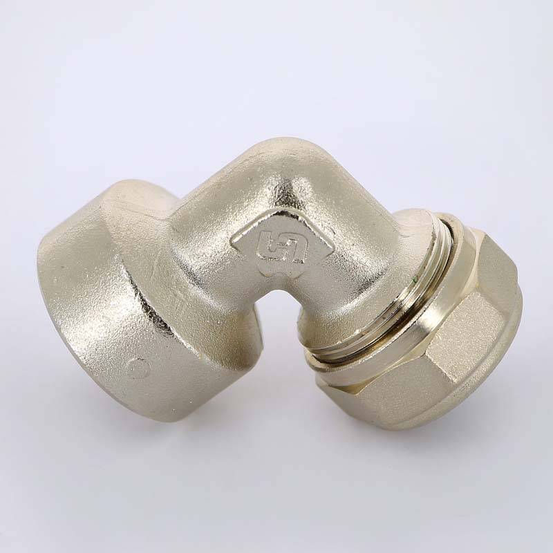 Угольник обжимной Uni-Fitt никелированный 26х1 ВР 664N8400