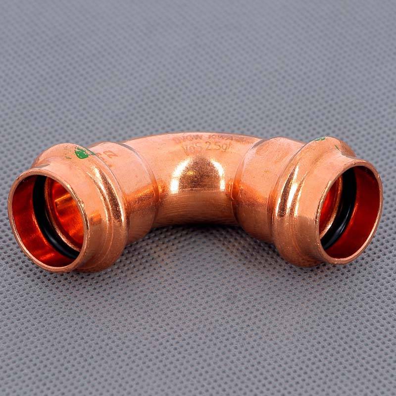 Угол пресс 90° Viega Profipress медь 22 мм 291518