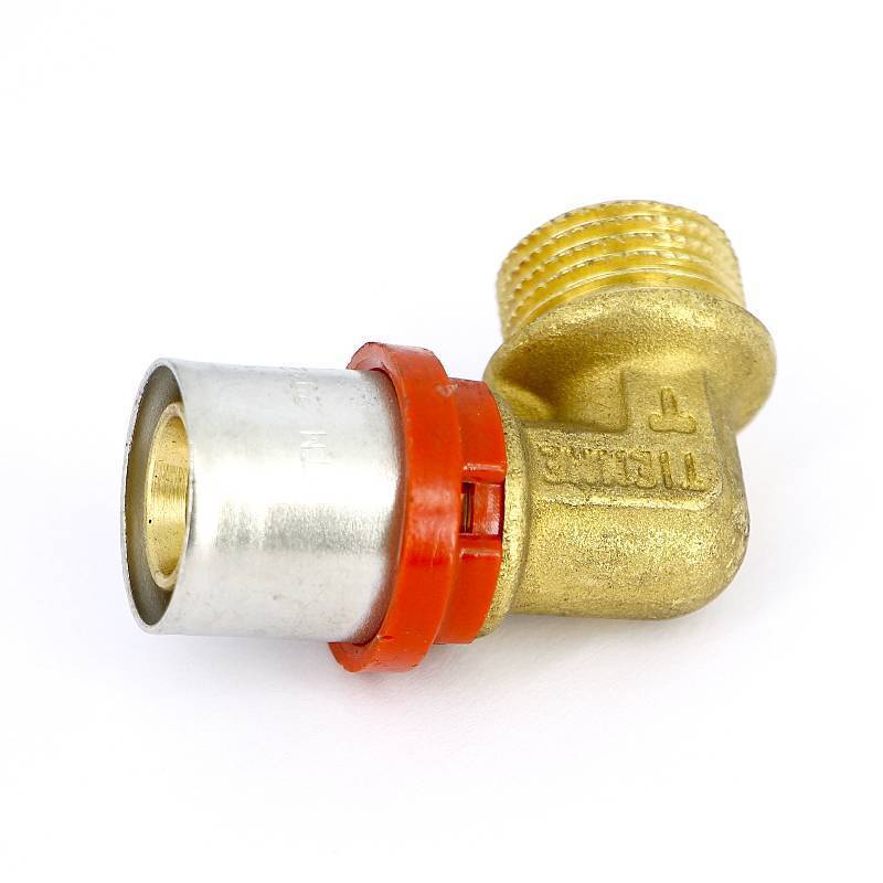 Угольник пресс с наружной резьбой Tiemme COMPACT 20 x 3/4 1660029