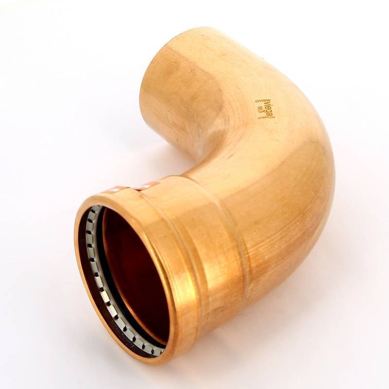 Угол-вставка 90° пресс Viega Profipress XL 88.9 мм медь 476885